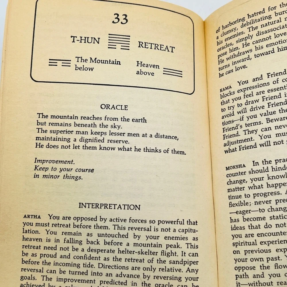 I Ching A New Interpretation For Modern Times Sam Reifler Bantam New Age 1981